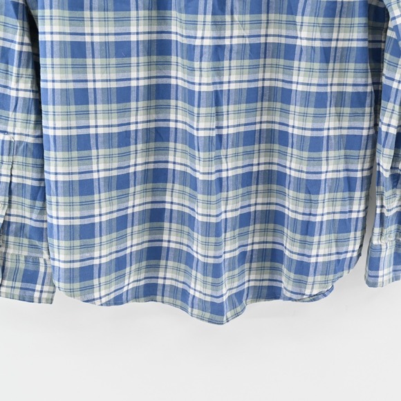 VINEYARD VINES Mens Plaid Shirt Size M Slim Longshore Blue Green Button Casual - Picture 11 of 11